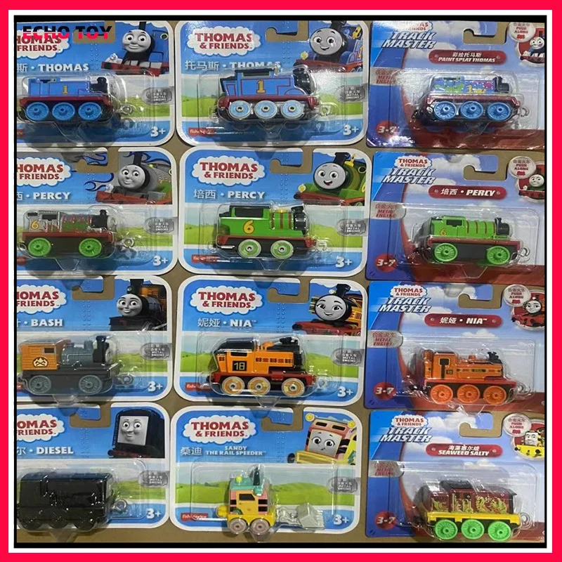 Thomas Track Master Alloy Series Small Train Model Rocket James Edward Sandy Hfx91 Room Ornament Figures Child Birthday Gift Toy