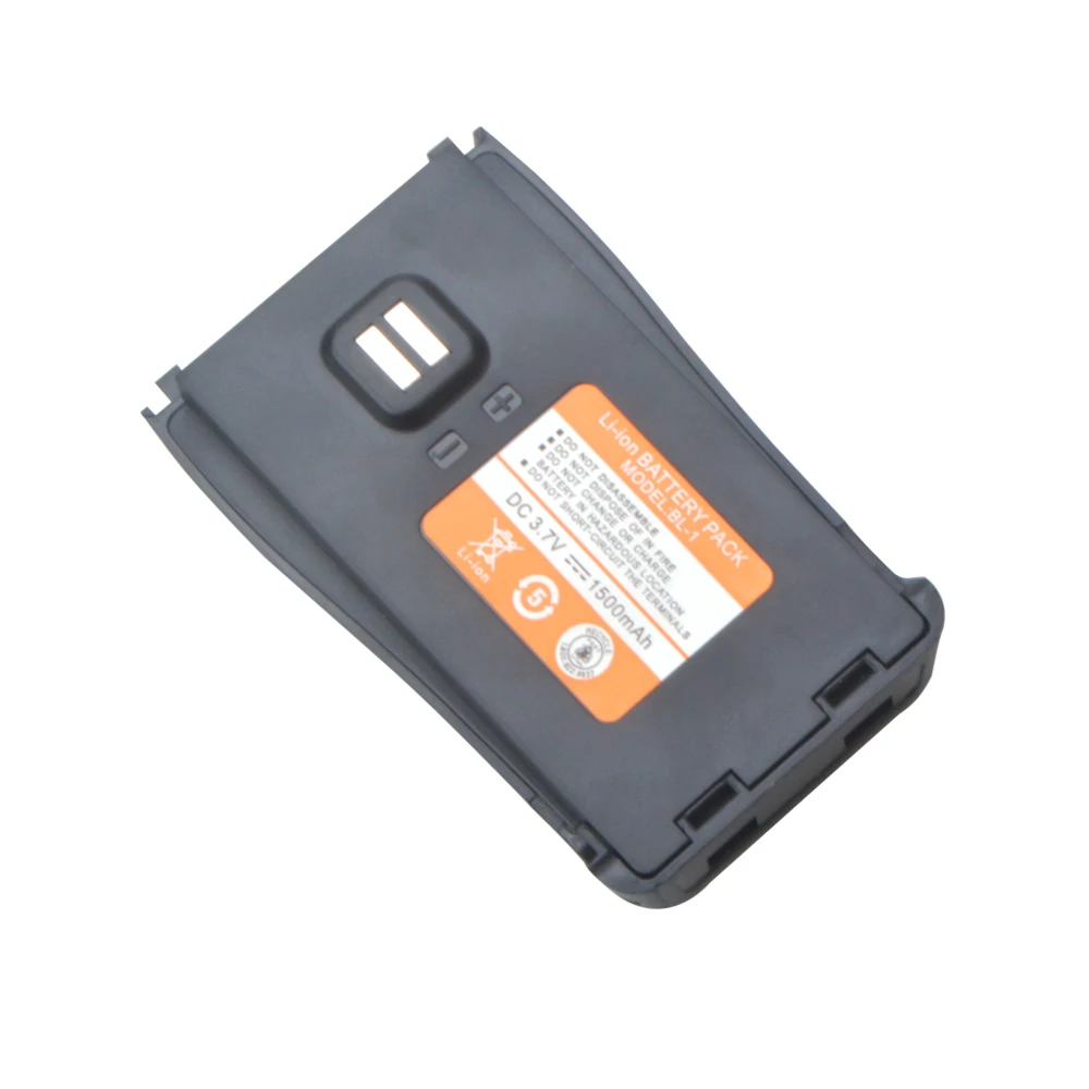 BL-1 DC3.7V 1500mAh 워키 토키 Baofeng 양방향 라디오 BF-888H 용 USB 충전 포트가있는 리튬 이온 배터리 팩