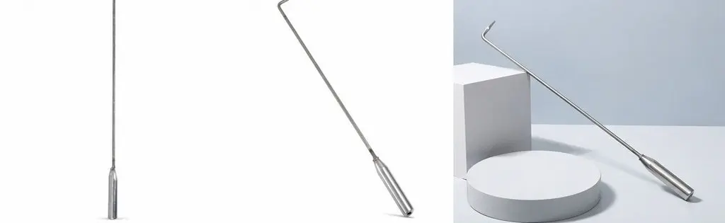 53Cm Steel Fire Pits Poker Heavy Duty Fireplace Tongs Outdoor Fire Pit Tools Camping Fireplace Equipment Camping Briquette