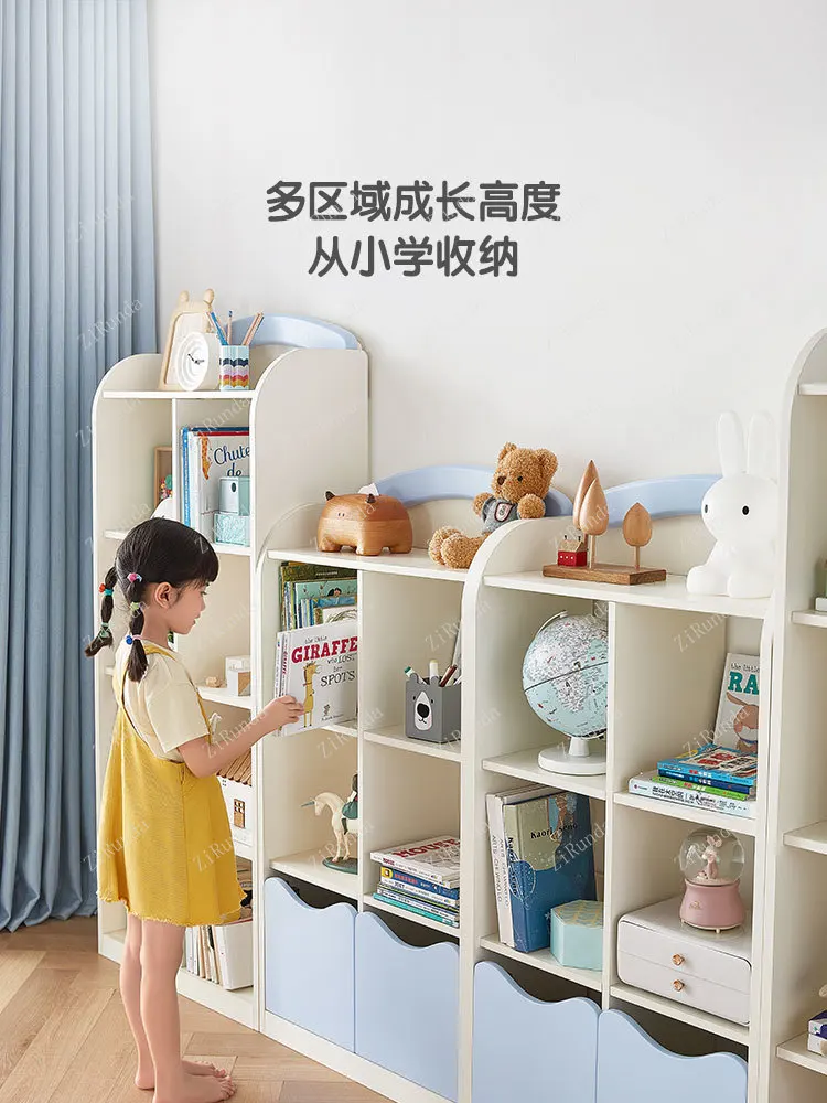 ~Children's Bookshelf Modern Simple Bookcase Bedroom Storage Household Locker
