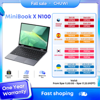 CHUWI MiniBook X 2-in-1 Tablet Laptop 12GB LPDDR5 512G SSD Intel N100 10.51 Inch Touchscreen Backlit Keyboard Windows 11 WiFi 6