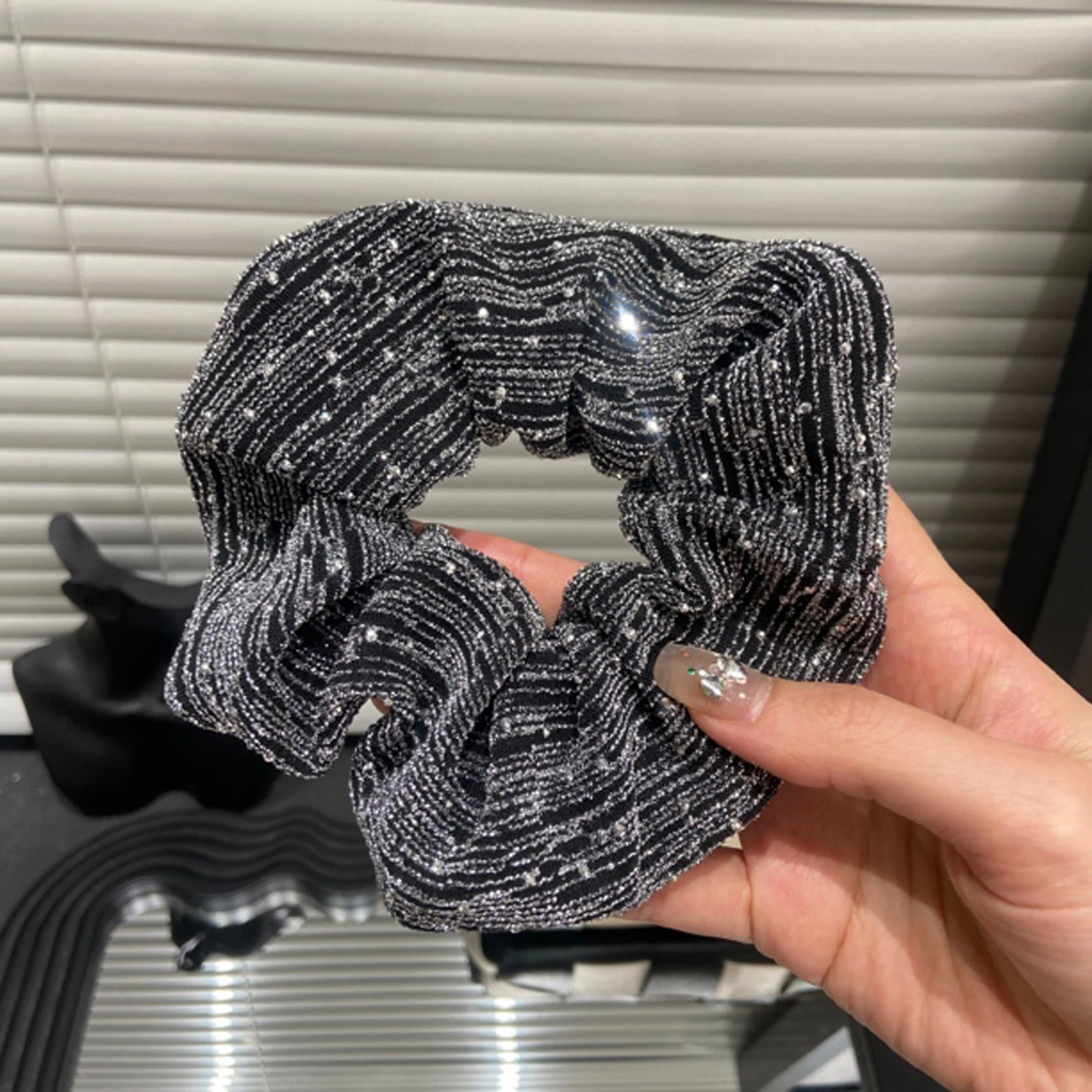 

E395 Bla Silver Star, резинки для волос с большим бантом, женские высококачественные резинки для волос Ba Ele, резиновые аксессуары для волос Ba