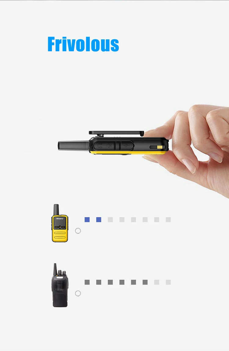 AiTalker 미니 장난감 UHF 선물 양방향 송수신기, 다채로운 동체 토키 워키토키, 라디오, Baofeng PMR FRS, 1 ~ 5 km