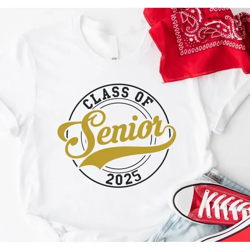 Grad 2025 T Shirt Graduation Party Senior Congrats Womens
