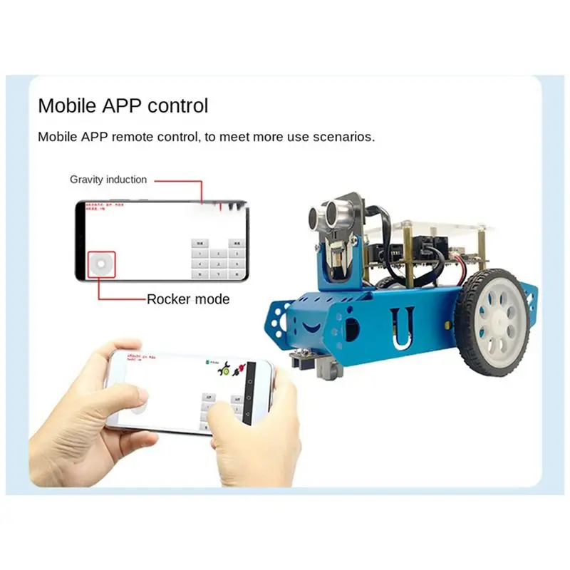 

B21B Programming Smart Robot Car Smart Robot Kit Electronic Assembly Kit Remote Control DIY Learning Kit