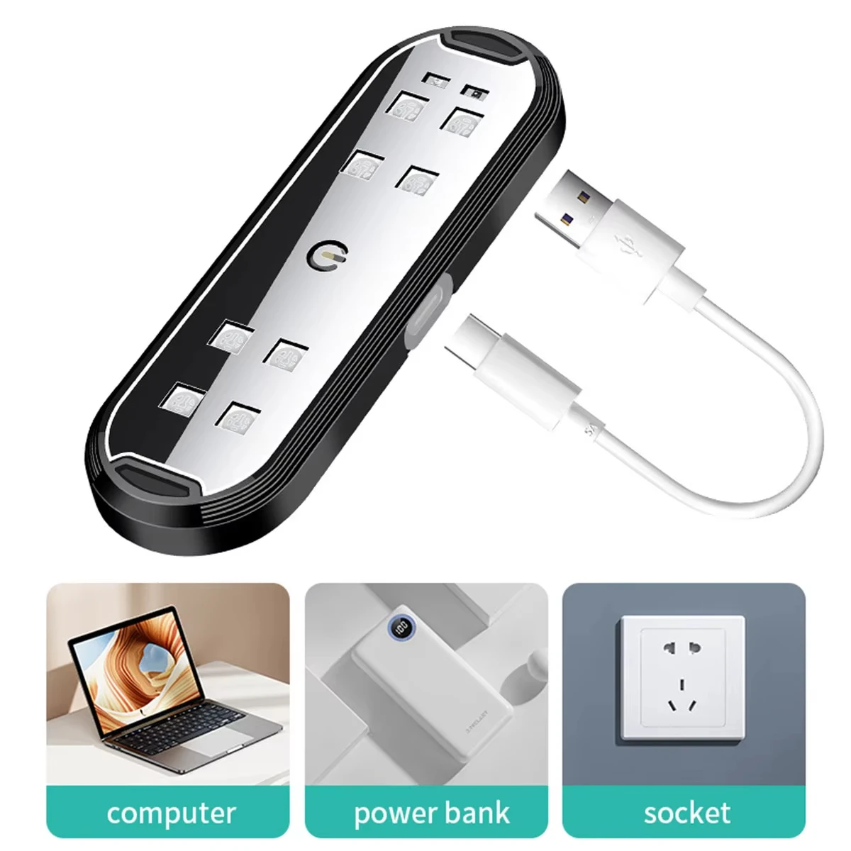 1/2 個車のドアライト LED ウェルカムライト磁気制御 USB 充電自動オープンドア安全衝突防止緊急信号ランプ