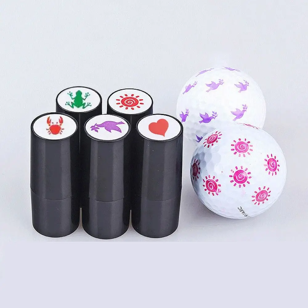 Outdoor Sports Golfer Gift Plastic Golf Ball Stamper Golf Stamp Marker Golf Accessories Mark Seal