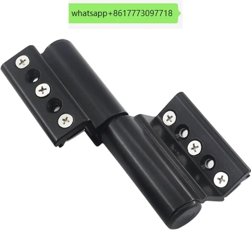 Broken bridge aluminum hinged door hinge Aluminum alloy door and window column hinge European standard two-wing window