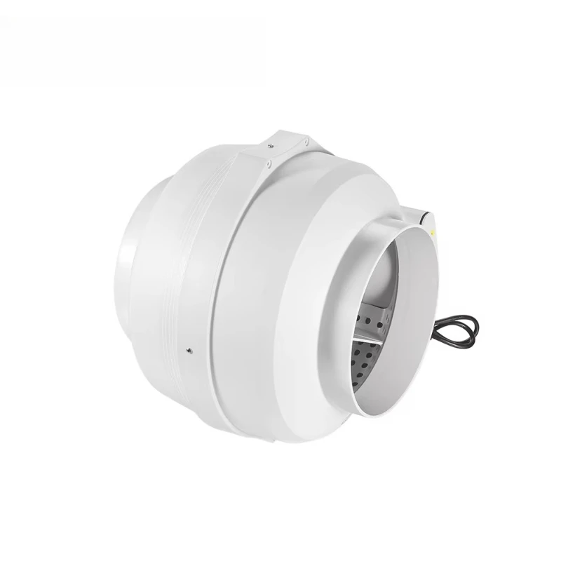 In-line centrifugal exhaust fan IP65 energy-saving 12 inch waterproof brushless motor air duct ventilation plastic building