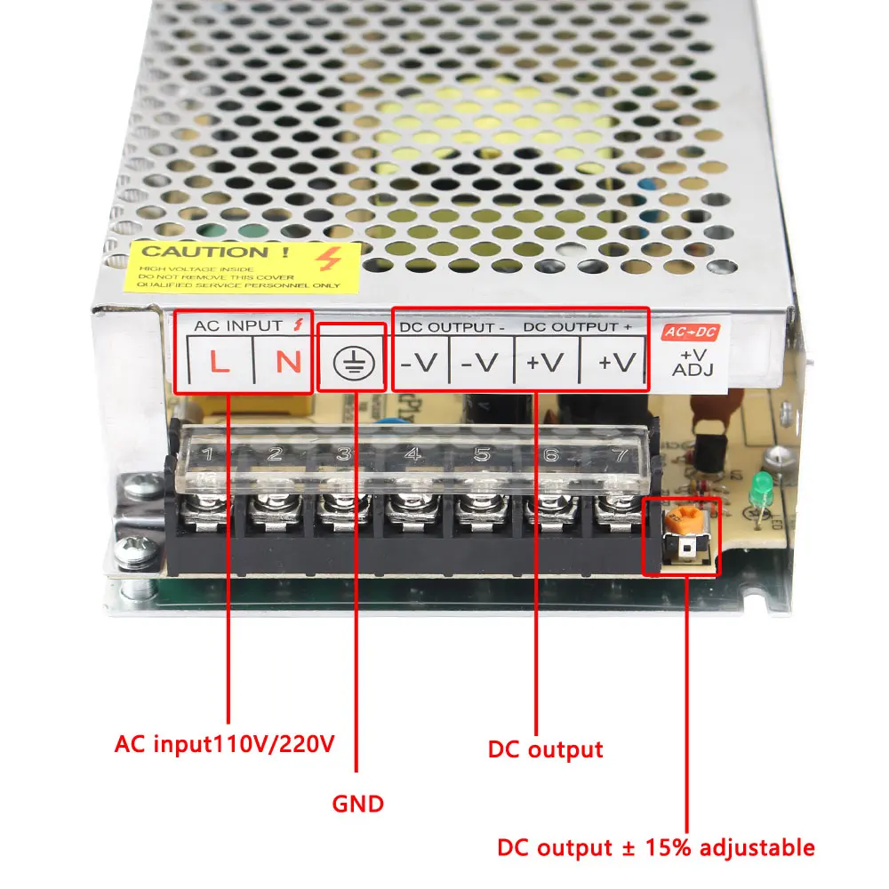 AC Dc 3V 5V 9V 12V Voeding 15V 18V 24 V 36V Fonte 500W Transformatoren 220V Tot 5 12 24 V Voeding 5V 12V 12V 24 V Smps