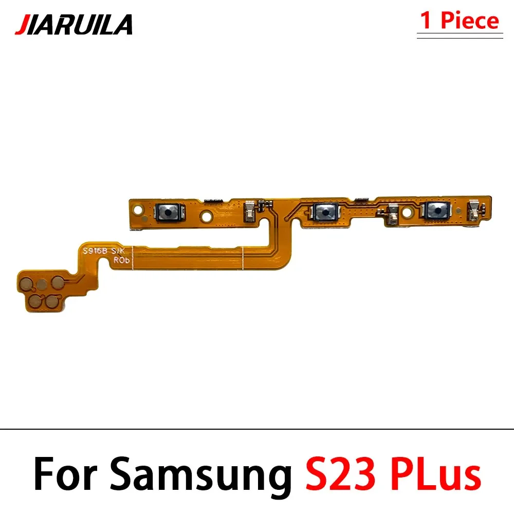 New For Samsung S20 S21 S22 S23 S24 Plus Ultra Fe Power On Off Volume Side Button Key Flex Cable Replacement Parts