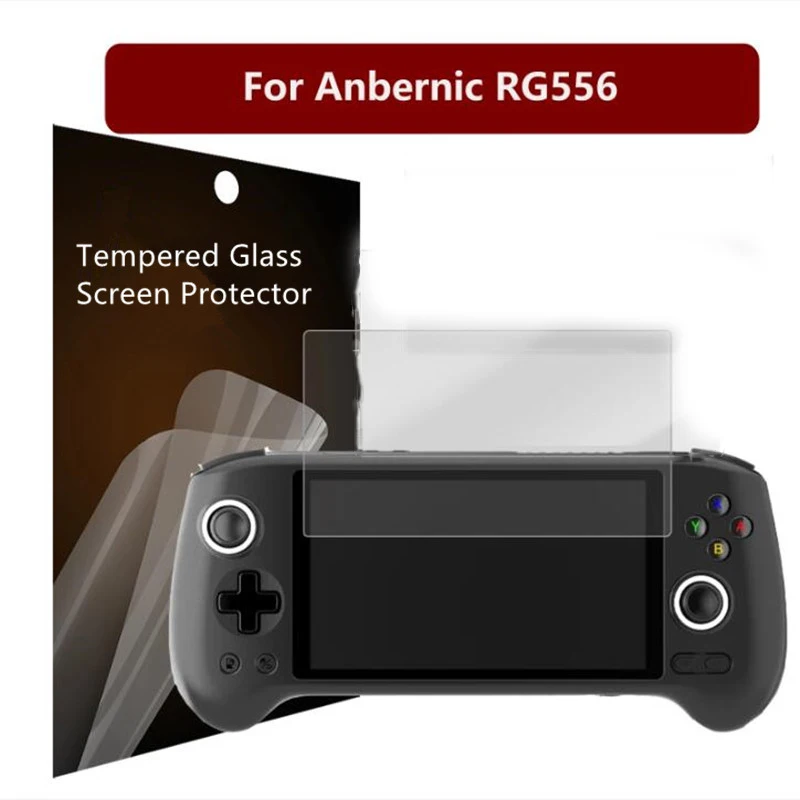 High Definition Anbernic RG556 Tempered Glass Screen Protector Films 9H RG556 Game Console Screen Protector film Accessories