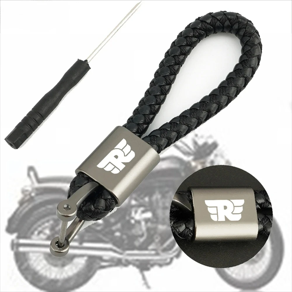 Keychain Keyring For Royal Enfield Bullet/Meteor/Classic 350 500 Interceptor 650 Continental GT 535 Himalayan 411 400 Alloy