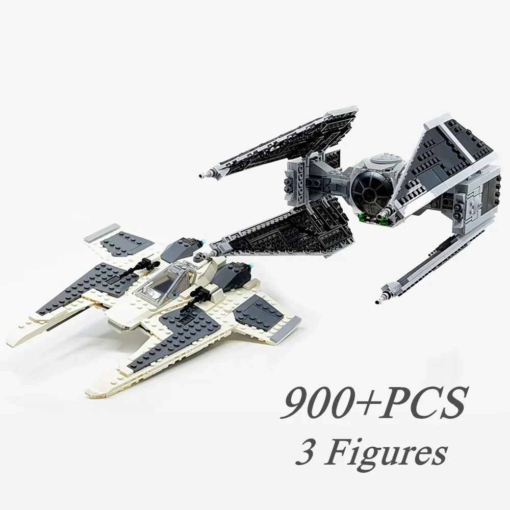 GALAXY Imperial TIE Battle-GNK StarFighters Space Bomber Interceptor Model Building Blocks Bricks Toys Kid Gift Set