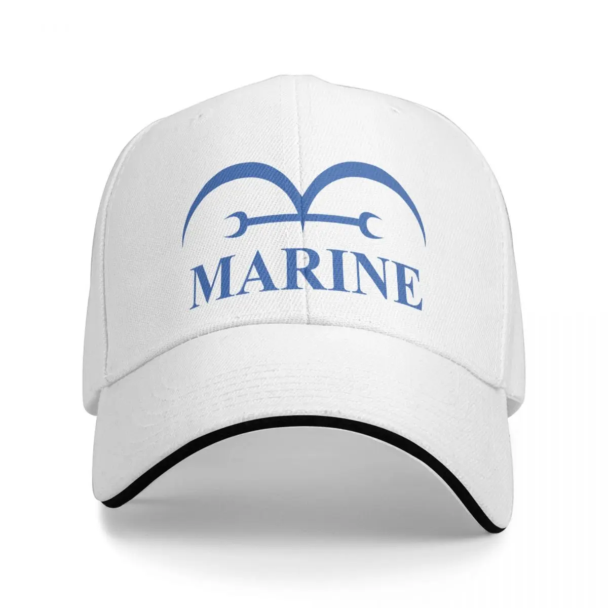 Baseball Caps One Piece Marines Flag Anime Customized Hats Unisex Men Women Outdoor Summer Hats Cap