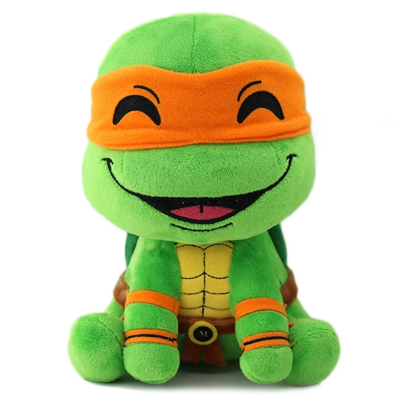 22cm Teenage Mutant Ninja Turtles Soft Plush Muscle Turtle Toy Cute and Fun Stuffed Animal Toy Perfect Birthday Gift Boyfriend