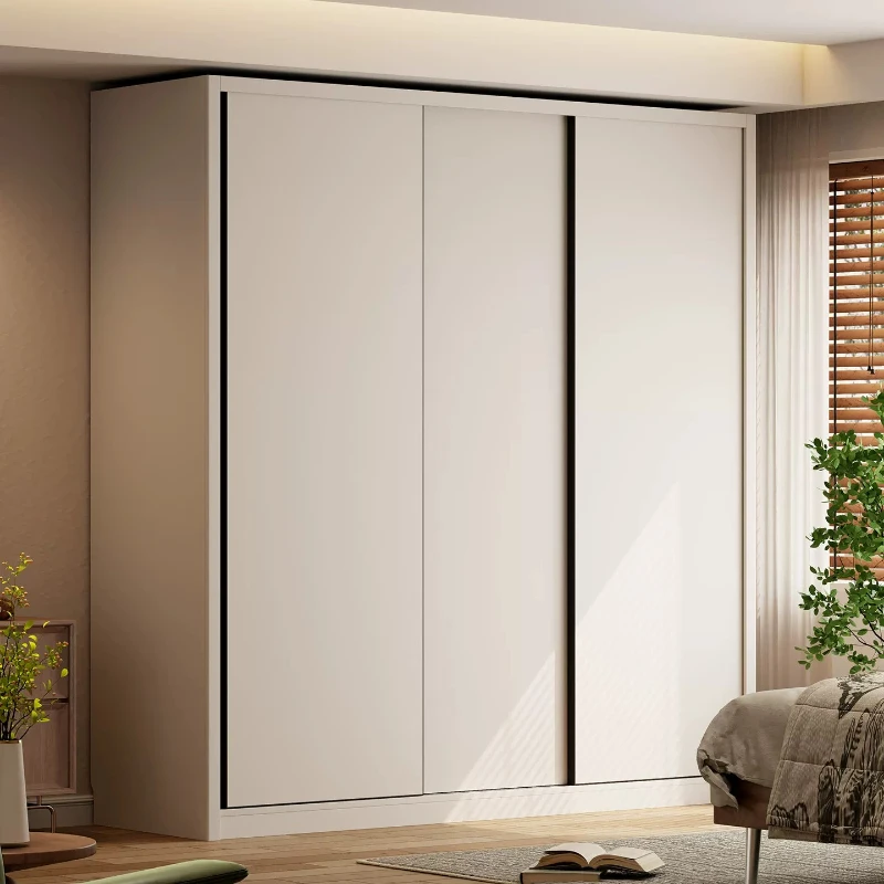Modern Sliding Door Aluminum Wardrobe Honeycomb Board Closet with Customizable Design for Bedroom & Eco-Friendly Storage