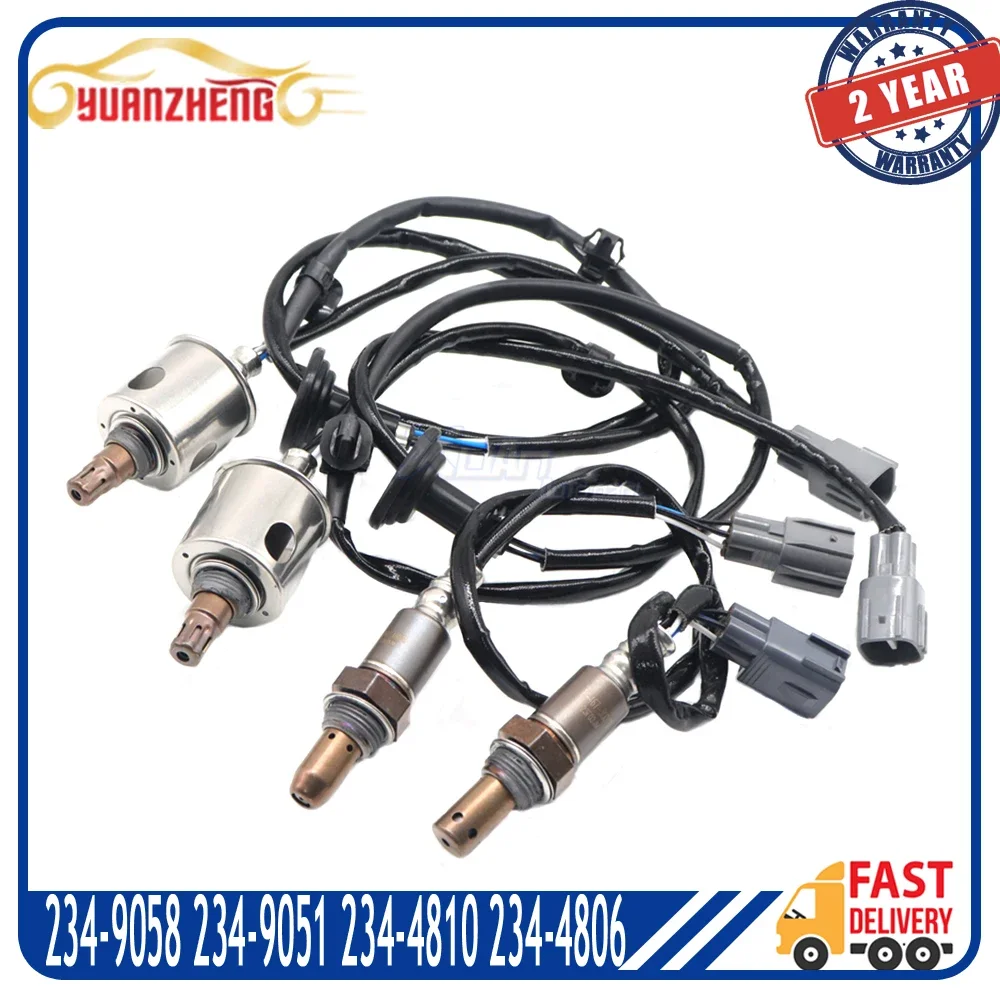 4pcs Front Rear Air Fuel Ratio Lambda O2 Oxygen Sensor for Lexus GS300 2006 3.0L V6 AWD 234-9058 234-9051 234-4810 234-4806