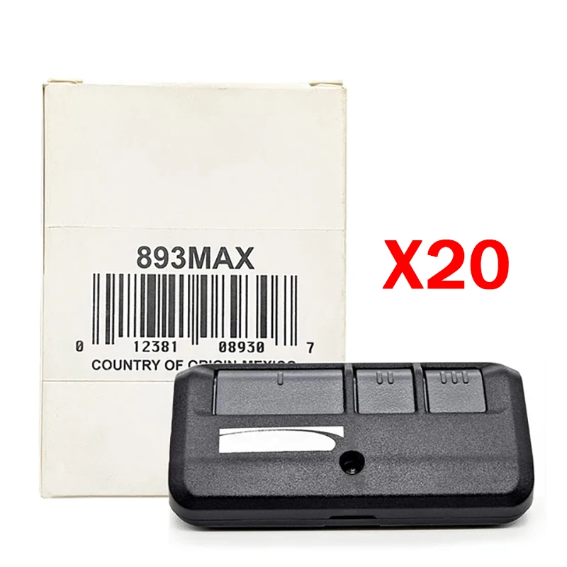 

20PCS MERIK Electric Gate Control 893MAX 890MAX 895MAX 891LM 893LM 971LM 973LM 373LM 371LM ​Security+ 315MHz 390MHz Billion Cod