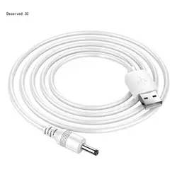 Durable USB to for DC 3.5x13.5mm Power Cord 0.5/1/1.5meters Fan Speaker Electric Toothbrush Charging Cable