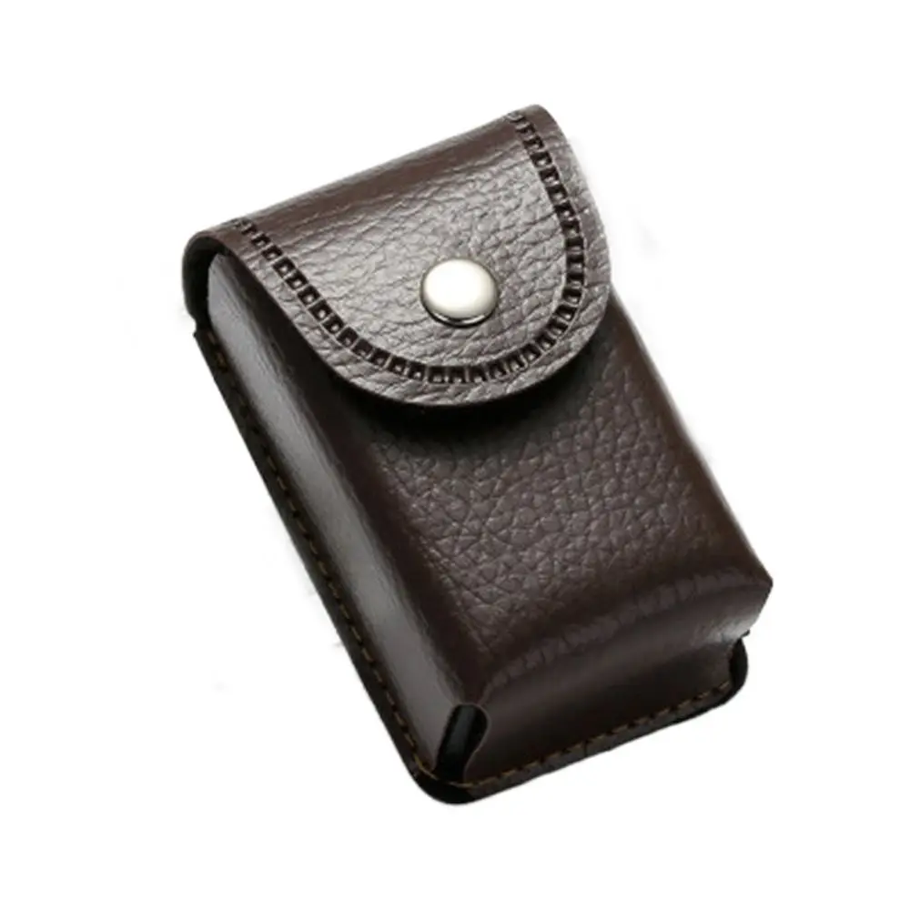 

Magnetic PU Leather Eyeglasses Bag Fold Glasses Case Presbyopic Glasses Case Waistpack Glasses Box Wearable Belt Glasses Case