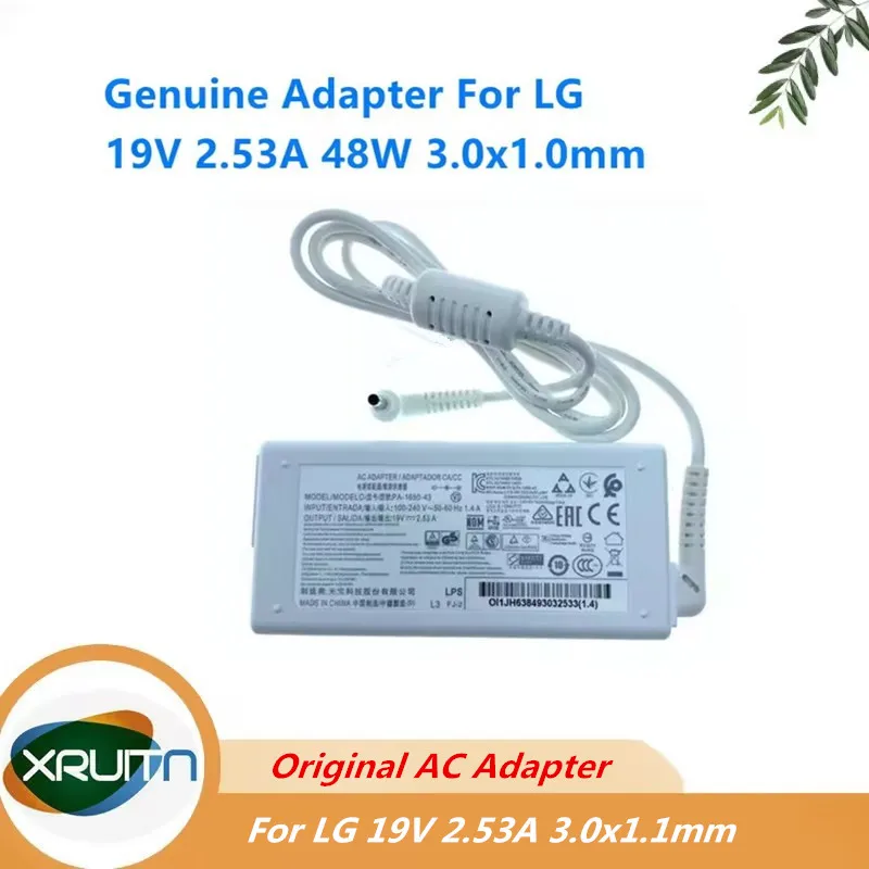 

Genuine PA-1650-43 19V 2.53A 48W 3.0x1.1mm AC Adapter For LG Laptop Power Supply Charger