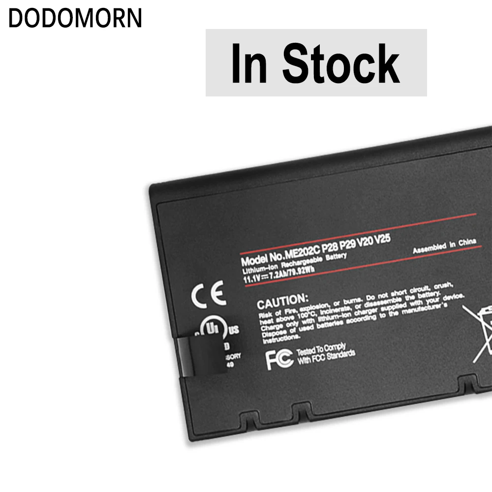 High Quality ME202C Battery For Molicel VS2 VS4 VM3 VM8 TC20 TC30 Getac X500 Samsung P28 Laptop Monitor Battery
