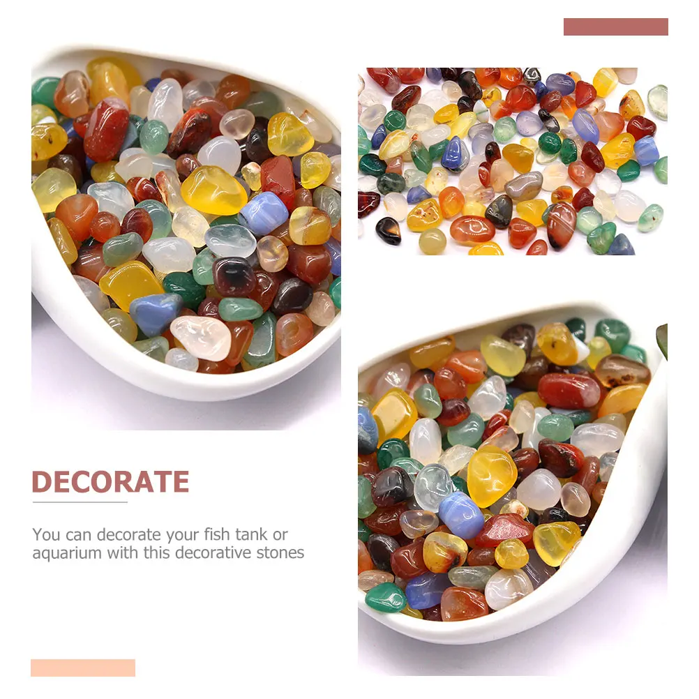 

1 Bag Natural Stones Fish Tank Decor Aquarium Stone Models Gardening Supplies Garden Pond Layout Adornments Home Aquarium Fine
