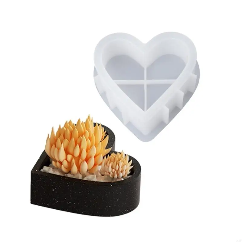 

Versatile Heart Shaped Silicone Cup Mould Epoxy Resin Holders Mold