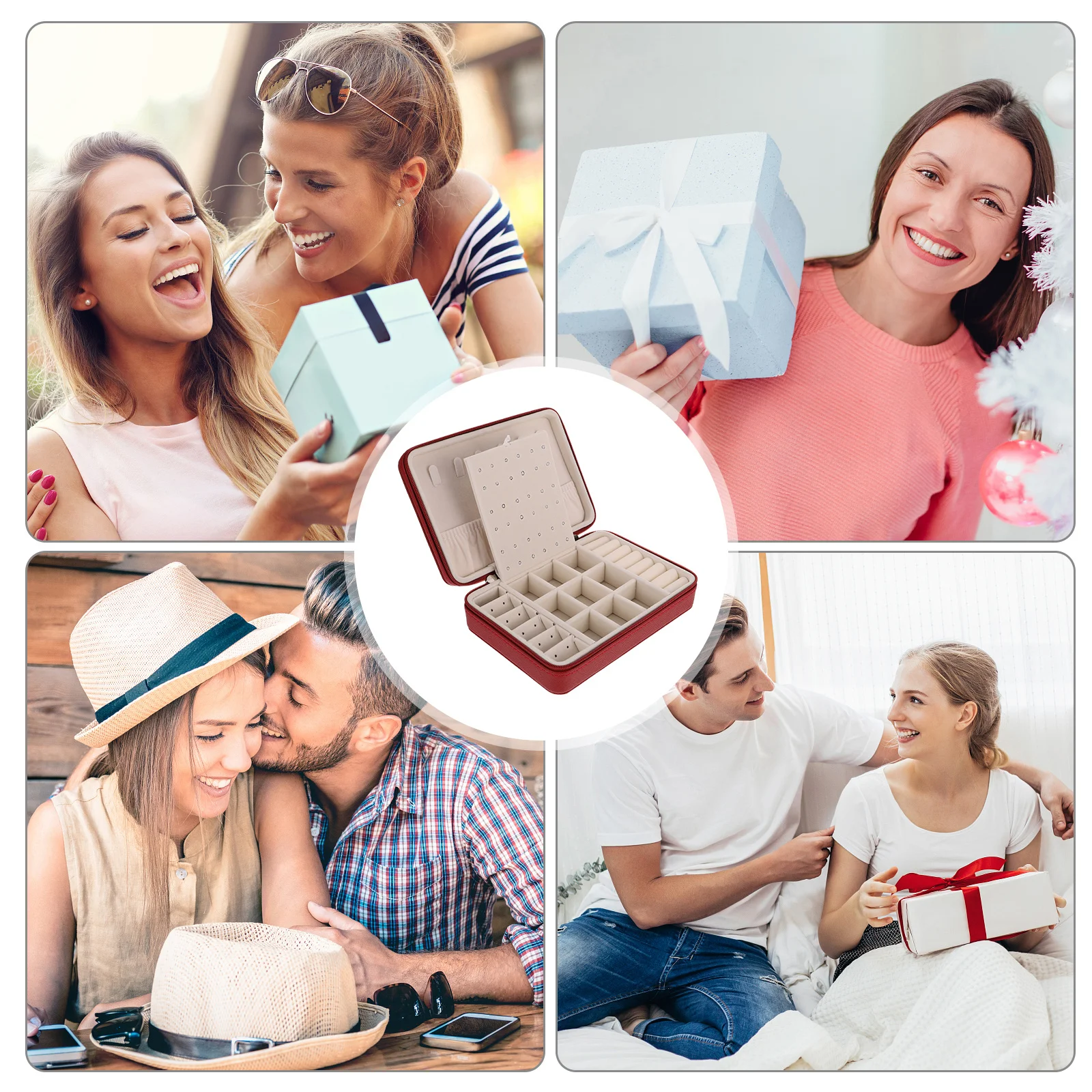 

Rings Necklaces Watches Organizer Travel Trinket Box Travel Jewelry Case Organizer Jewelry Storage Case Box