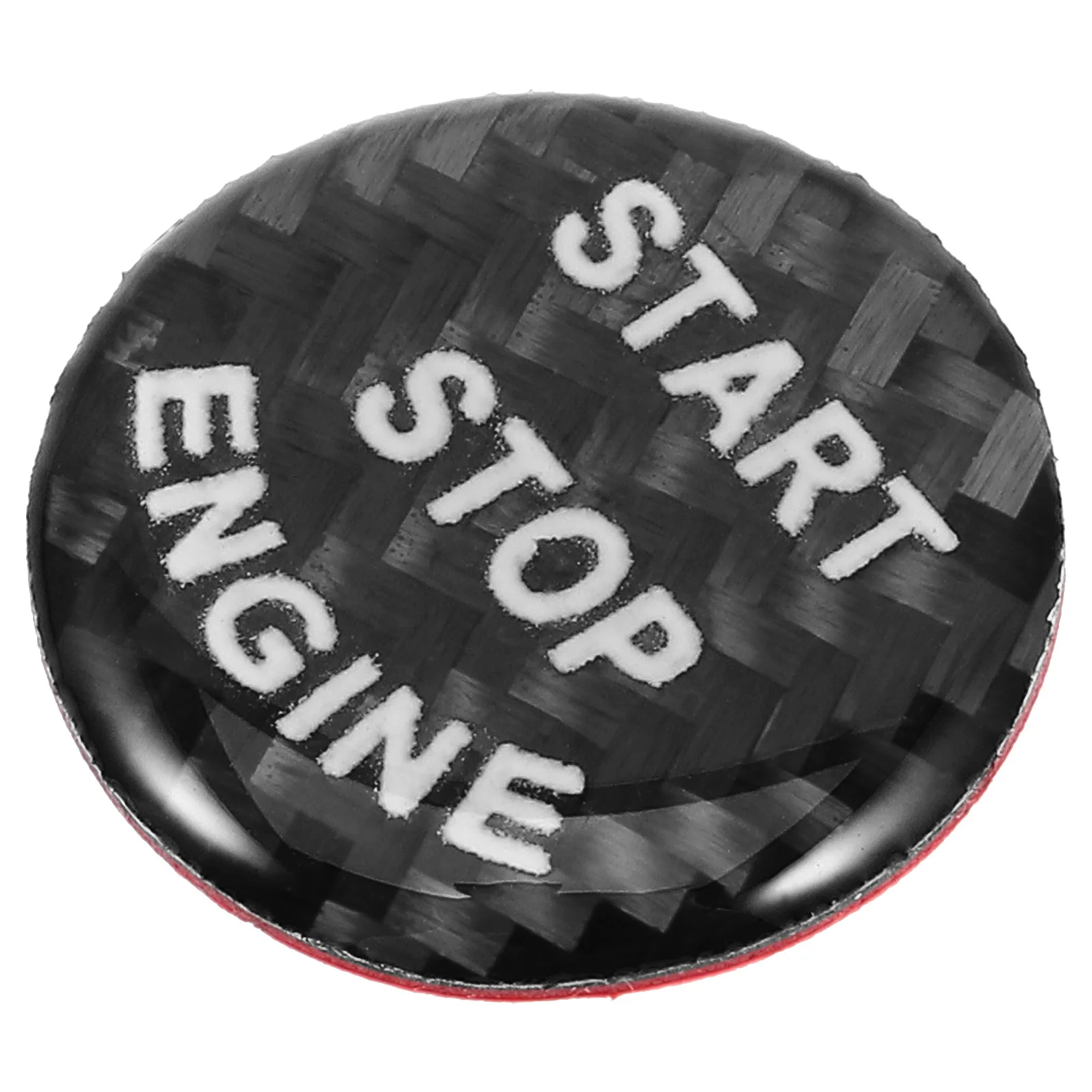 

Push Start Button Sticker Car Engine Start Stop Cover 21mm Plastic Protective Scratch Resistant Decorative Car Interior