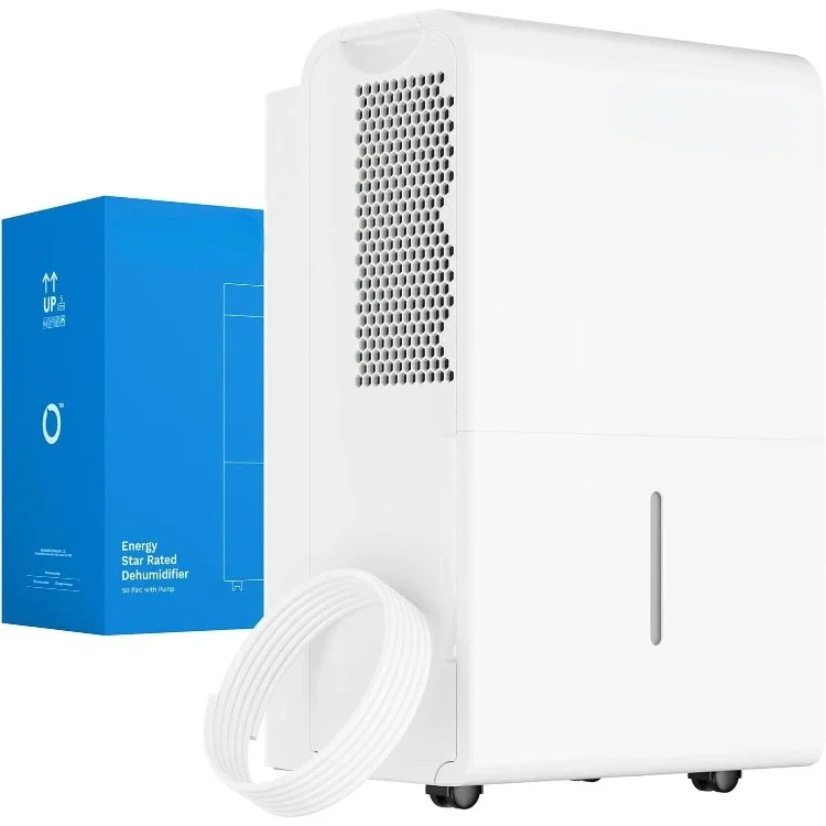 4500 Sq. Ft. Energy Star WiFi-Enabled Dehumidifier with Pump - Superior Moisture Removal & Humidity Control for Large Rooms,