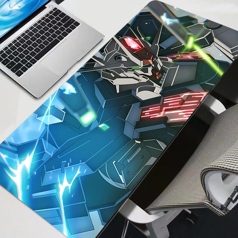 

Design Gaming New Anime Mouse Pad Anti-Slip Rubber Base Gundam Extended Desk Mat For Gamer Office Computer Accessories Mousepad
