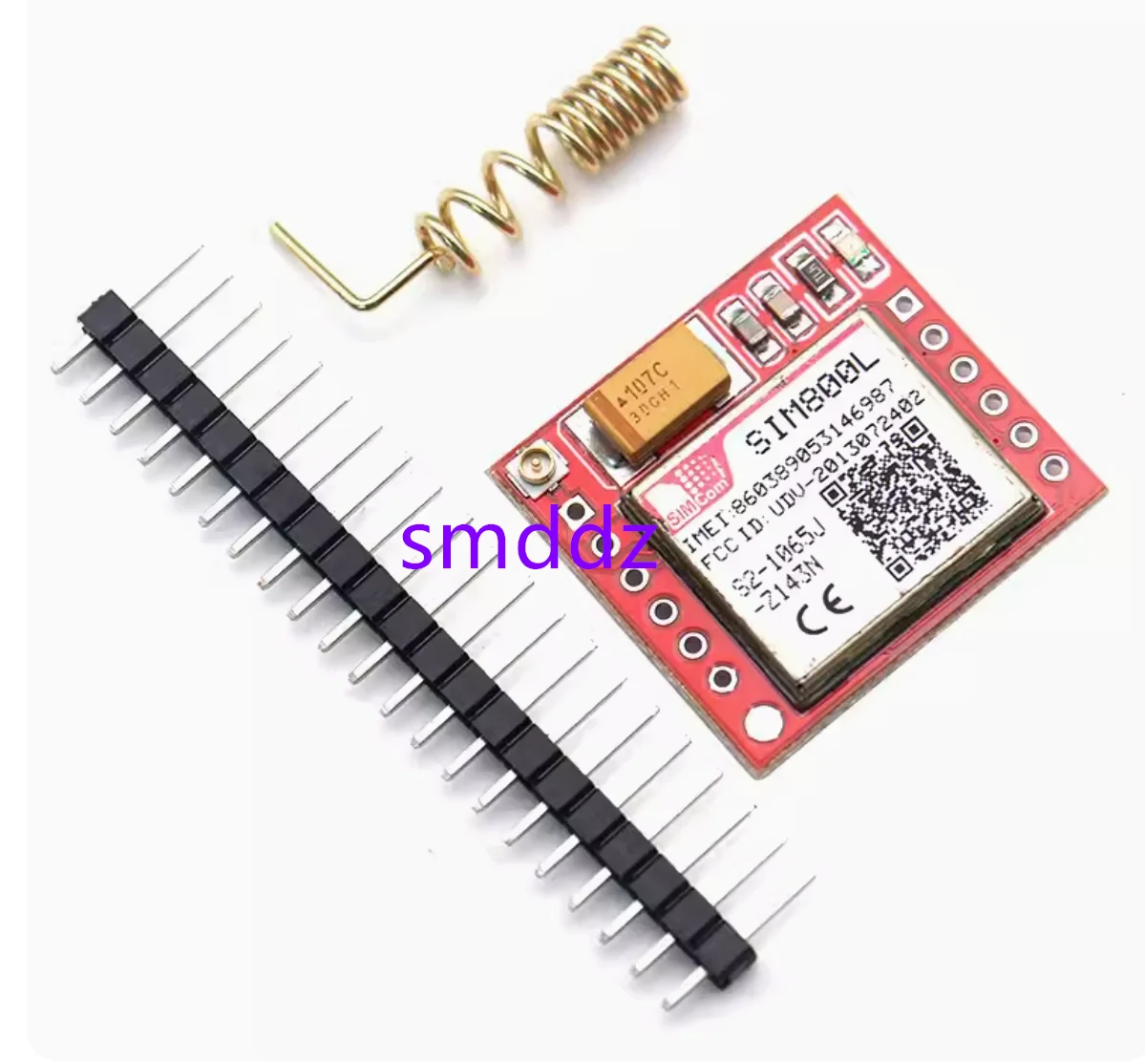 5pcs    SIM800L module GPRS adapter board SIM800 GSM module microSIM card