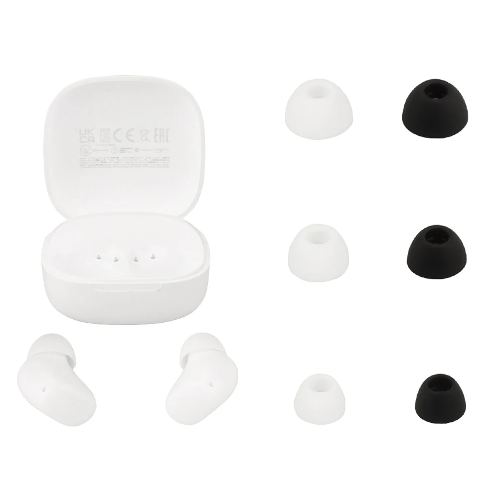 

6pcs Silicone Ear Tips fit For Redmi Buds 6 Play Ear Tips Earcup Sleeve S/M/L In Ear Buds