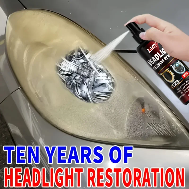Professional Car Headlight Restoration Kit, Repair Oxidized, Faded, Blurred Headlights,Enhance Clarity,Easy Use,High Performance