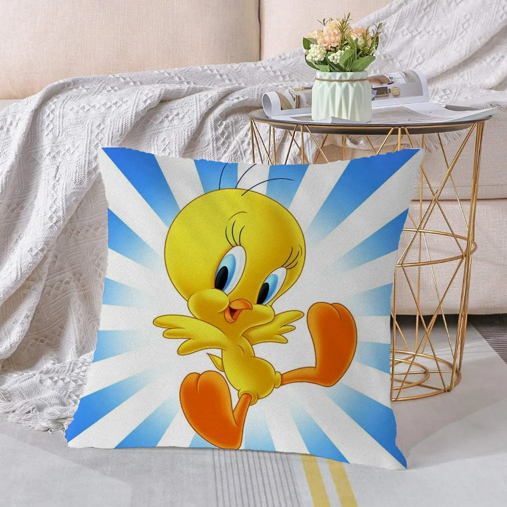 Cuscini decorativi per cuscini del divano copertura Tweety Bird Pilow Covers decorazione del soggiorno di lusso regalo personalizzato cuscino per la