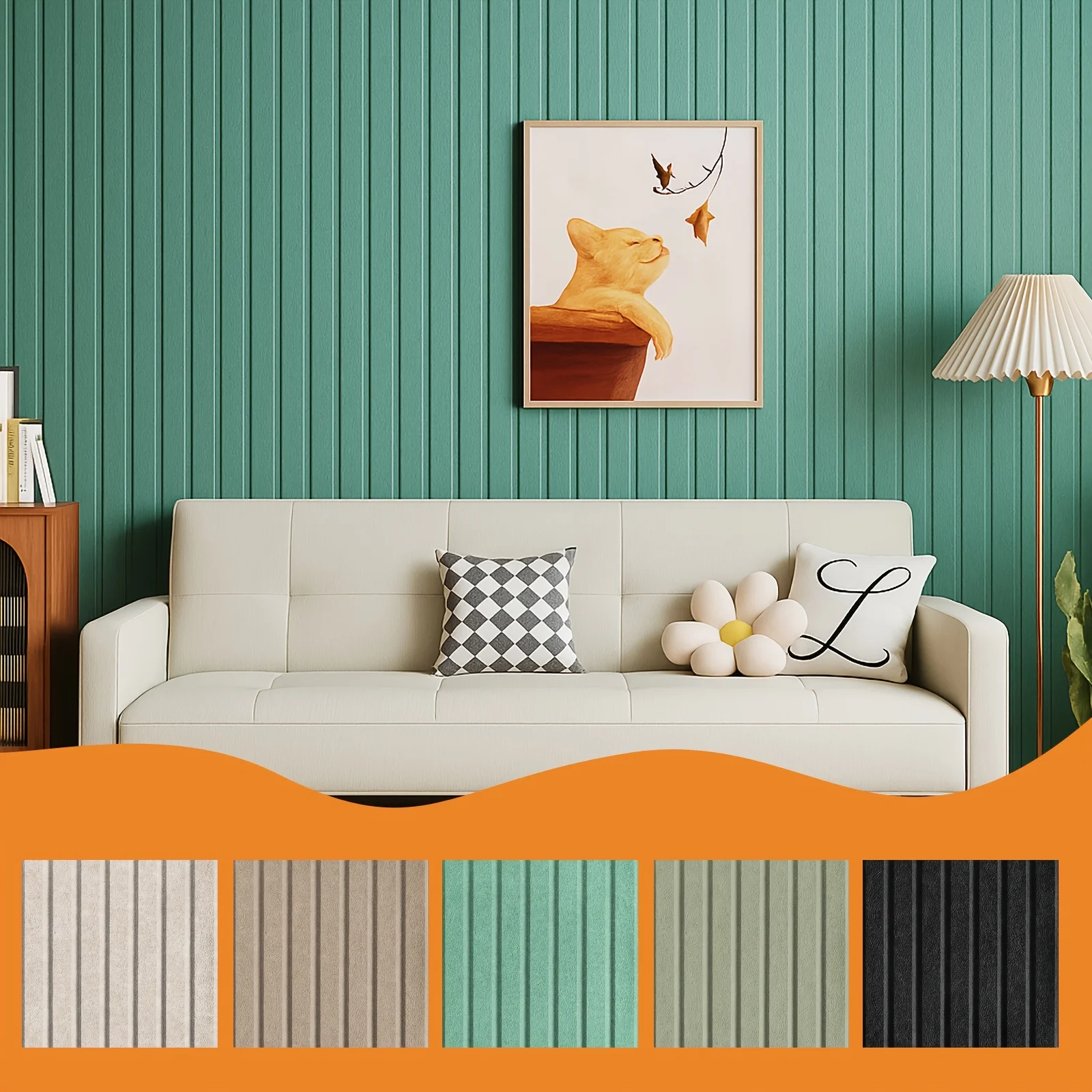 24PCS Groove Feltboard Wall Panels Wallpapers Decoration for Home Office Large Black Felt Bulletin Cork Pin Note Boards Wall Tiles Soundproof Acoustic Panels Wallpaper Decorative Ceiling Soundproofing Wall Decor 24*24cm