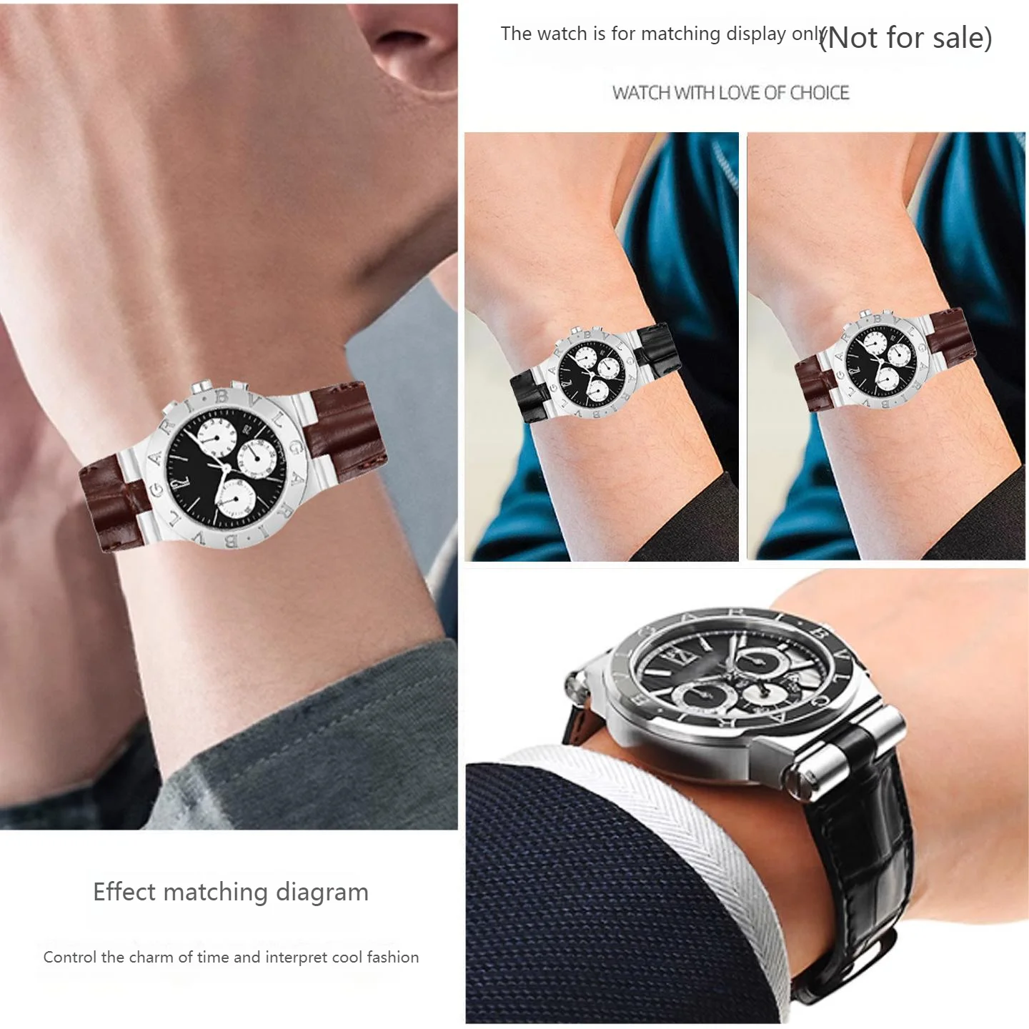 ブルガリ ディアゴノ ブレスレット For BVLGARI watch strap replacement BVLGARI DIAGONO series raised