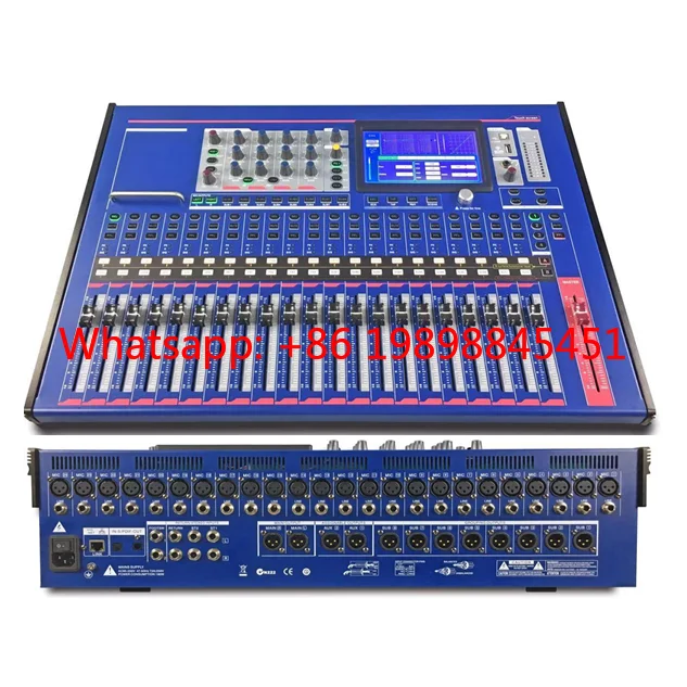 7 Inch Touch Screen 32 Channel Digital Audio Mixer 800*480 Resolution