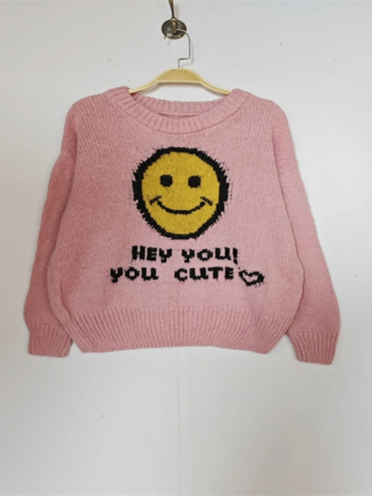 

Retro Vintage Design Soft Lightweight Lazy Sle Women's Cute Mouton Wool Long Sve Sweater Comfortable Loose Fit Spring Au...