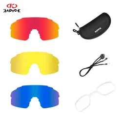 Photochromic Replacement Lenses, KE9407, Full Color Polarized Lens Cycling Bicycle Sun Glasses Eyewear Frame Suitable Accessorie