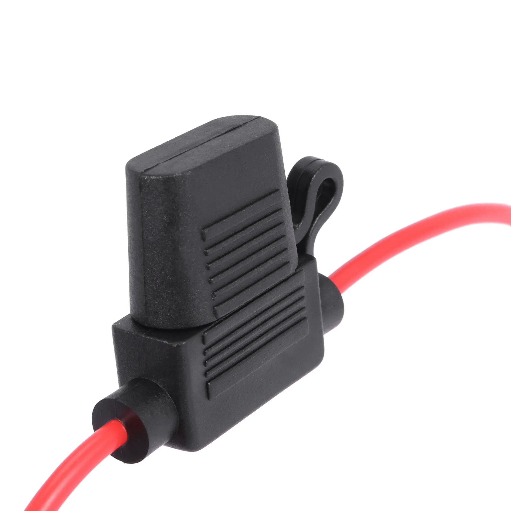A01F-20 Pack Fuse TAP Adapter 16 Gauge 20AMP Blade Automotive Fuse Holder Waterproof Wire With 20 Pcs 15 AMP Standard Fuses