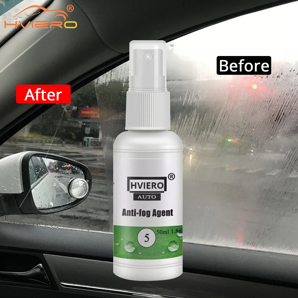 HVIERO-5 20-100ml Car Window Spray Glass Cleaner Paint Care Shampoo Polishe Waterproof Rainproof Anti-Fog Agent Water Repellents