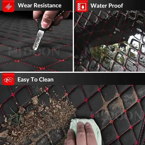 For Ssangyong Korando、ActYon、Rexton、Rexton W Custom Car Trunk Mat Protective Pad Cargo Liner Auto Interior Accessories 10 best sales rexton w - №2