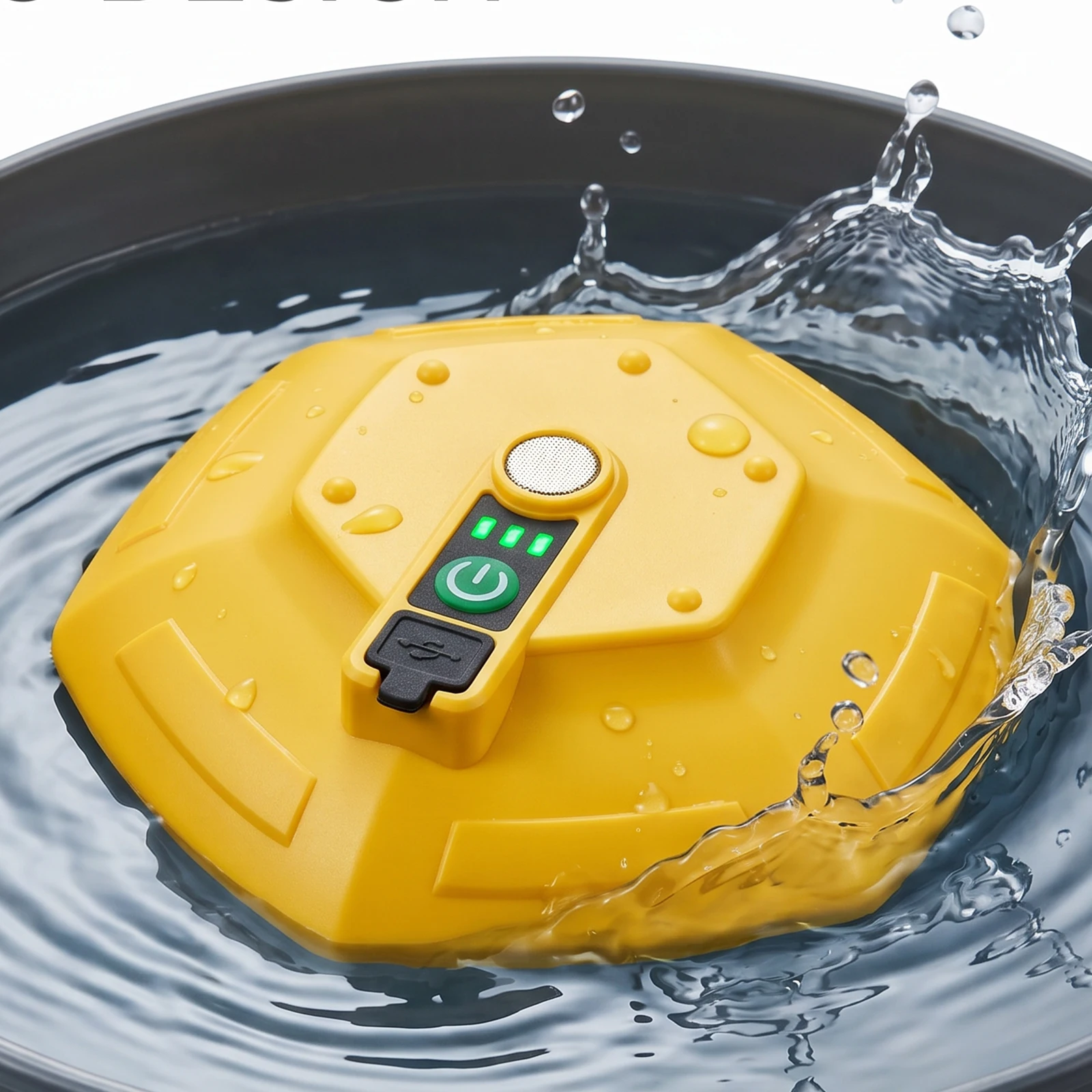 IPX7 Schwimmende Fischköder-Belüfterpumpe USB-Aufladbar Wasserdicht Tragbar Leise Sauerstoff-Luftpumpe für Aquarium Fischbehälter