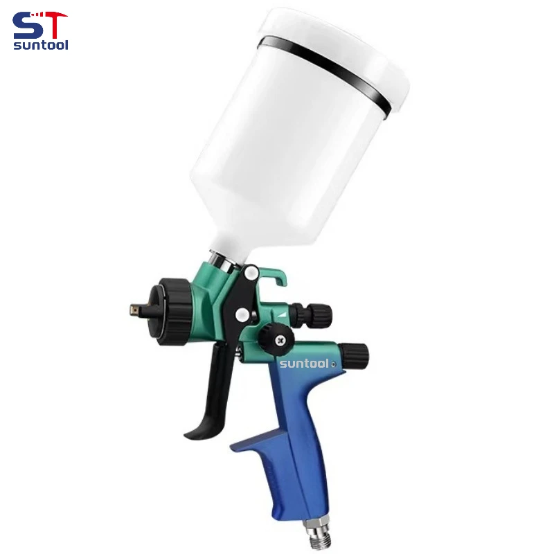 Suntool 4000B HVLP Spray Gun 1.3mm Stainless Steel Nozzle Professional Sprayer Paint Airbrush For Car Painting