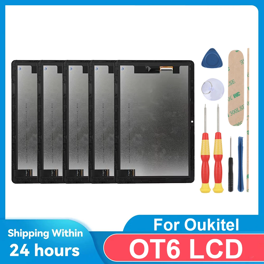 Wyświetlacz LCD FHD+ 10,1'' z ekranem dotykowym i ramką do Oukitel OT6
