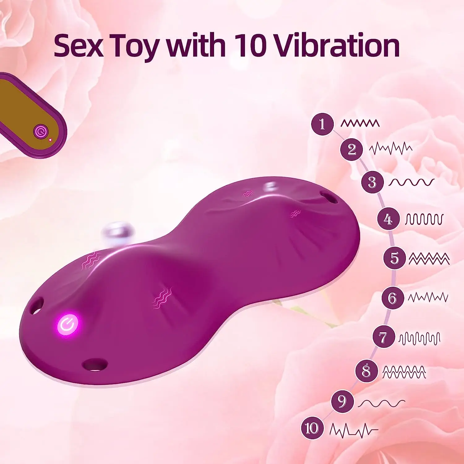 Vibrators Sex Adult Toys 10 Vibration Modes Clit Stimulator Vibrating Panties Panty for Women