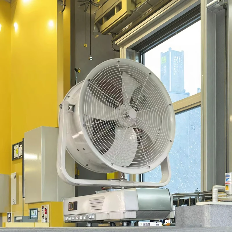High power 0.37kw-3kw high temperature axial exhaust fan 220 volts high wind speed industrial fan